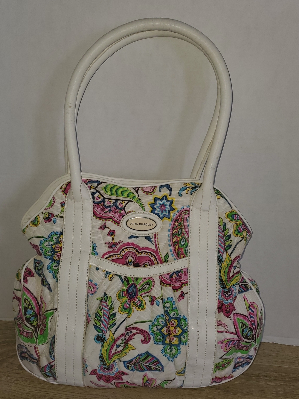 Vera Bradley Palm Beach Gardens Leather Bag